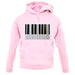 Piano Keys Colour unisex hoodie