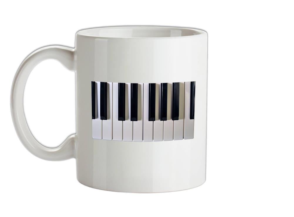Piano Keys Colour Ceramic Mug