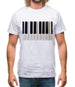 Piano Keys Colour Mens T-Shirt