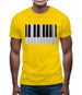 Piano Keys Colour Mens T-Shirt