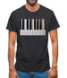 Piano Keys Colour Mens T-Shirt