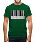 Piano Keys Colour Mens T-Shirt