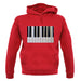 Piano Keys Colour unisex hoodie