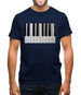 Piano Keys Colour Mens T-Shirt