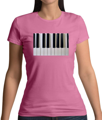 Piano Keys Colour Womens T-Shirt