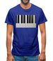 Piano Keys Colour Mens T-Shirt