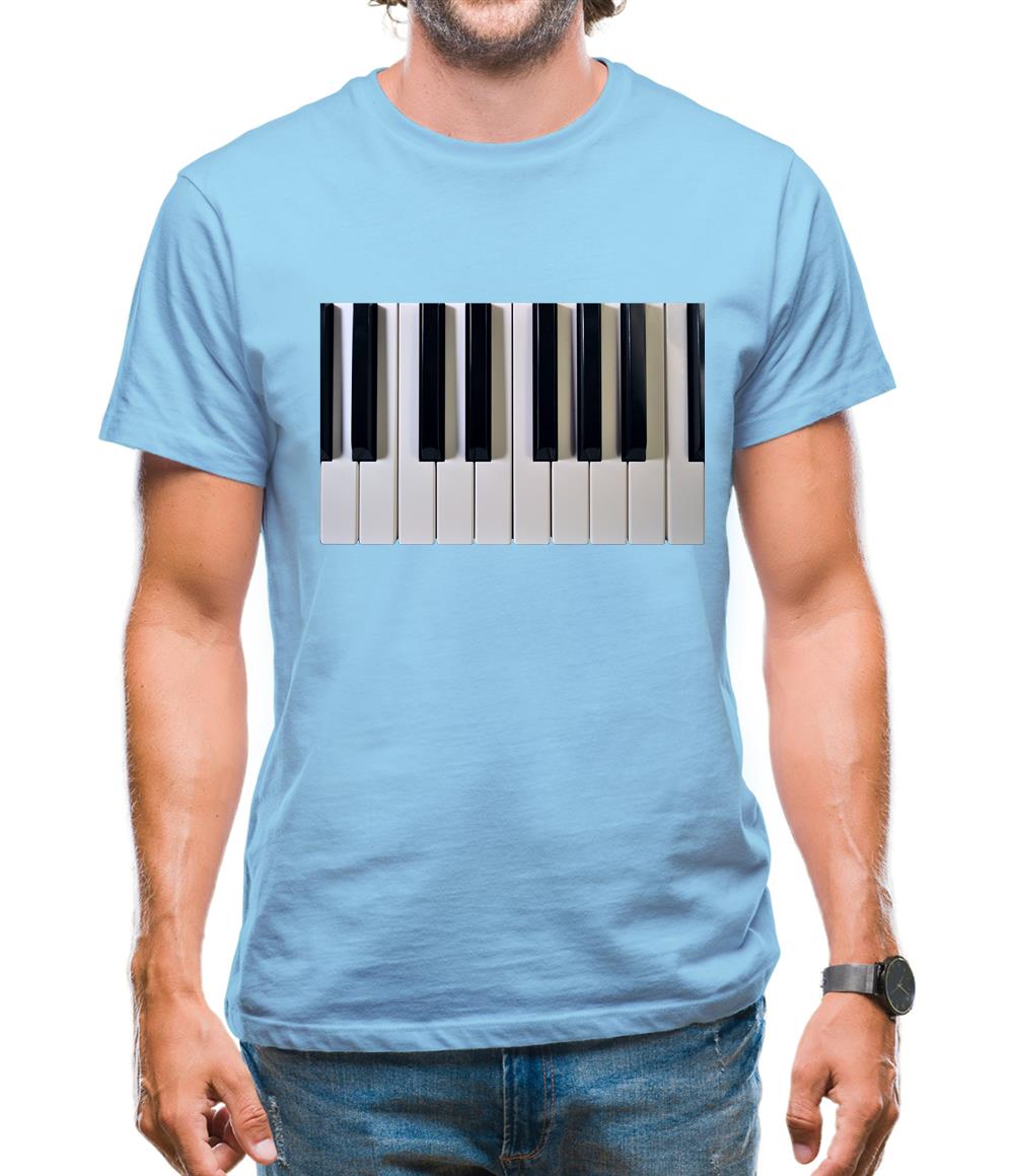 Piano Keys Colour Mens T-Shirt