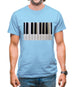 Piano Keys Colour Mens T-Shirt