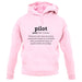 Pilot Definition unisex hoodie