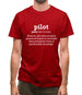 Pilot Definition Mens T-Shirt