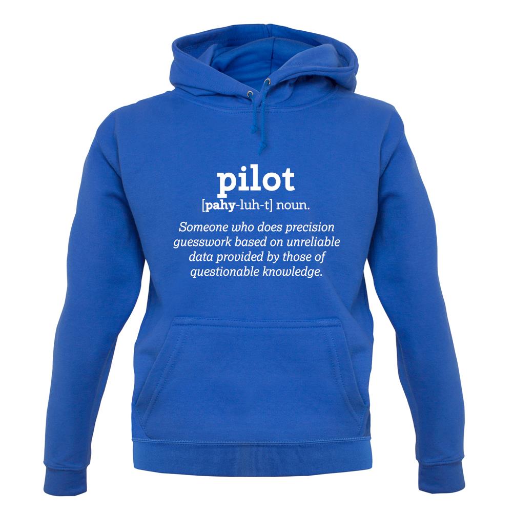 Pilot Definition unisex hoodie