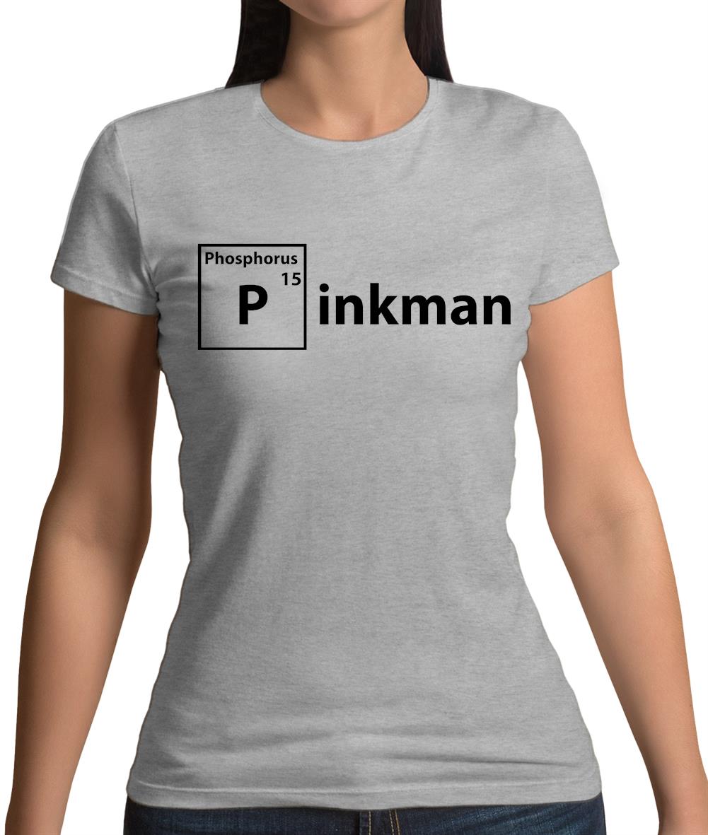 Pinkman Periodic Table Womens T-Shirt