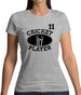 Cricket Player 11 Womens T-Shirt