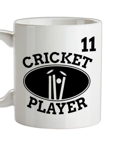 Cricket Player 11 Ceramic Mug