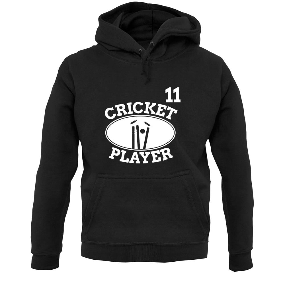 Cricket Player 11 Unisex Hoodie