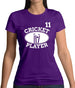 Cricket Player 11 Womens T-Shirt