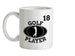 Golf Player 18 Ceramic Mug