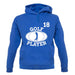 Golf Player 18 unisex hoodie