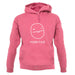Poker Face unisex hoodie