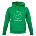 Poker Face unisex hoodie