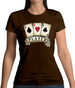 Poker Player Womens T-Shirt