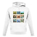 Go Cycling Photo Collage unisex hoodie