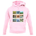 Go Cycling Photo Collage unisex hoodie