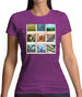 Go Cycling Photo Collage Womens T-Shirt