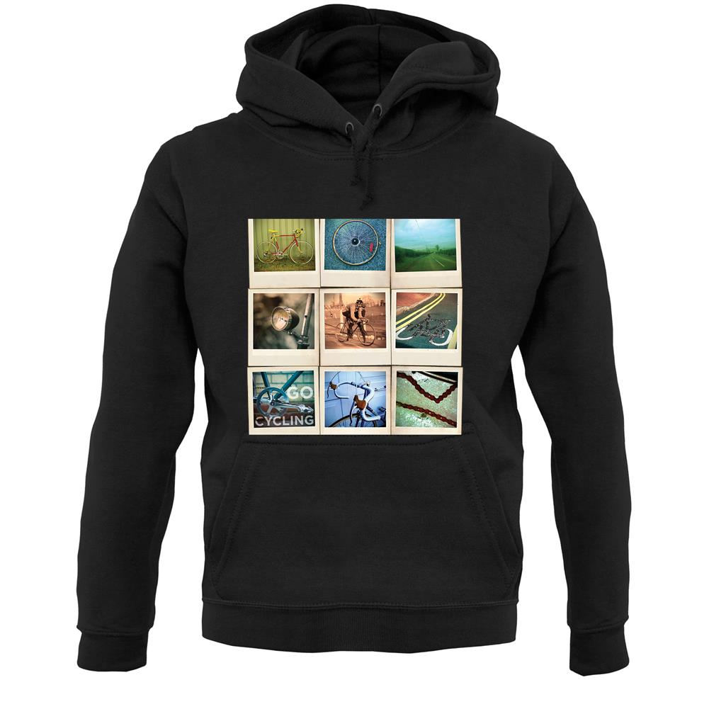 Go Cycling Photo Collage Unisex Hoodie