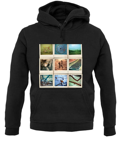 Go Cycling Photo Collage unisex hoodie