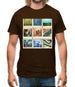 Go Cycling Photo Collage Mens T-Shirt