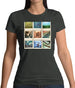 Go Cycling Photo Collage Womens T-Shirt