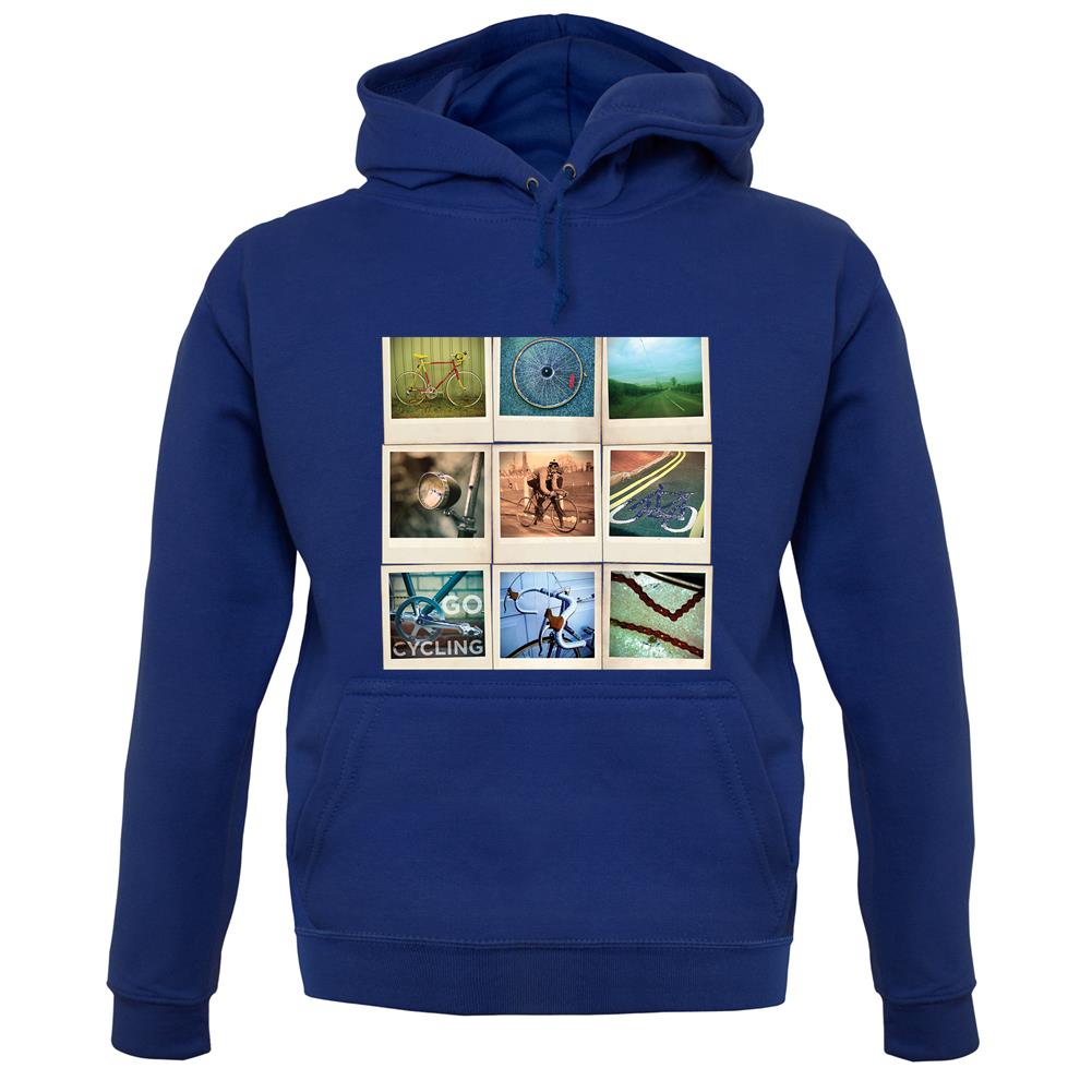Go Cycling Photo Collage unisex hoodie