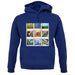 Go Cycling Photo Collage unisex hoodie