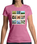 Go Cycling Photo Collage Womens T-Shirt