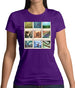 Go Cycling Photo Collage Womens T-Shirt