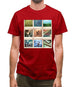 Go Cycling Photo Collage Mens T-Shirt