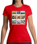 Go Cycling Photo Collage Womens T-Shirt