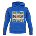 Go Cycling Photo Collage unisex hoodie