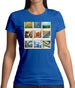 Go Cycling Photo Collage Womens T-Shirt