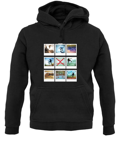 Go Skateboarding Photo Collage unisex hoodie