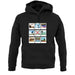 Go Skateboarding Photo Collage unisex hoodie