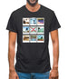 Go Skateboarding Photo Collage Mens T-Shirt