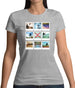 Go Skateboarding Photo Collage Womens T-Shirt