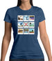 Go Skateboarding Photo Collage Womens T-Shirt