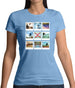 Go Skateboarding Photo Collage Womens T-Shirt