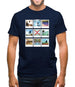 Go Skateboarding Photo Collage Mens T-Shirt