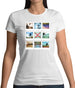 Go Skateboarding Photo Collage Womens T-Shirt