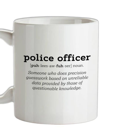 Police Officer Definition Ceramic Mug