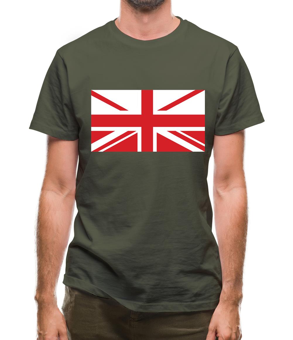 Poland Union Jack Mens T-Shirt